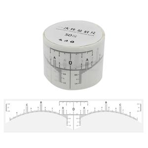 Règle de microblading permanente de maquillage, pochoirs autocollants de mesure de <span class=keywords><strong>sourcils</strong></span>, vente en gros OEM - Product Image 2
