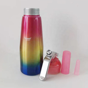 Creamjet Custom Logo Aluminum <b>Whip</b> <b>Cream</b> Whipper <b>Canister</b> 500ml <b>Whip</b> <b>Cream</b> Dispenser with Decorating Tips - Product Image 4