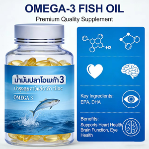 Aceite de Salmón de Alaska OEM ODM, 120 Cápsulas Blandas, Suplemento <span class=keywords><strong>para</strong></span> <span class=keywords><strong>Perros</strong></span> y Gatos, EPA DHA Omega 3 6 9, Apoyo <span class=keywords><strong>para</strong></span> la Piel, el Pelaje y las Articulaciones, Refuerzo del Sistema Inmunitario, Natural - Product Image 4