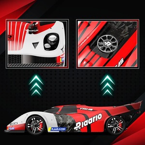 Rlaarlo AK-917 1/10 4WD Supercar <span class=keywords><strong>RC</strong></span> en fibre de carbone 120KM/H Brushless 120A ESC Voiture de course professionnelle haute vitesse sur route - Product Image 5