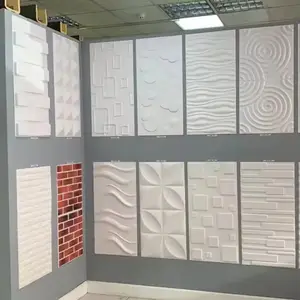 2024 Best selling waterproof outdoor decorative 3d wallpaper interior diamonds design high quality pvc 3d wall panels