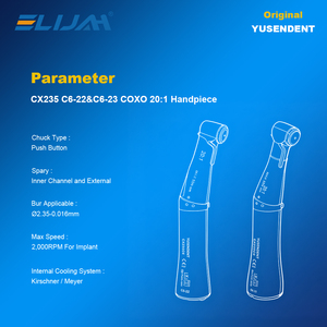 CX235 C6-22/23 YUSENDENT Pieza de Mano de Ángulo Contraíble Desmontable con Torque de 55N cm para Cirugía de Implantes Dentales - Product Image 6
