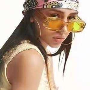 Nouvelles lunettes de soleil carrées de couleur bonbon pour hommes et femmes, mode 2022, petites lunettes de soleil rectangulaires bleues - Product Image 3