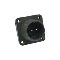 Konektor Sirkular MS3106A 16S-4S 16S-4P 2 Pin 23A MS5015 MIL-C-5015 Arus Tinggi untuk Daya