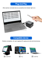 Moteur de balayage sensible Lecteur de codes-barres de bureau 2D NFC USB RS232 Module de scanner CMOS intégré Scanner de codes à barres