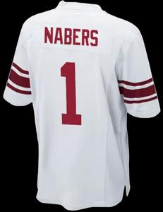 Maillots de football américain personnalisés à manches courtes, respirants, 100 % polyester, grandes tailles, ensembles imprimés numériquement avec maille cousue - Product Image 2