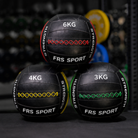 Balón Medicinal de PU Suave FRS de 2KG a 12KG para Entrenamiento Funcional, Slam Ball, CrossFit, HYROX, Venta Directa de Fábrica OEM
