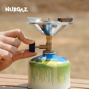 Réchaud de camping portable à <span class=keywords><strong>butane</strong></span> CA, coupe-vent, haute puissance, conception monobloc, pour 3 à 5 personnes - Product Image 2
