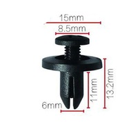 ODM Nouveauté Offre Spéciale 7 Jours Kit de 100 attaches en plastique de 6 mm pour pièces détachées automobiles / clips de carrosserie OEM