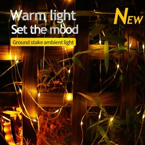 Lámpara Solar para Jardín, Impermeable, para Colgar en la Pared, con Sensor de Luz, Guirnalda Decorativa Inteligente para Patio - Product Image 3