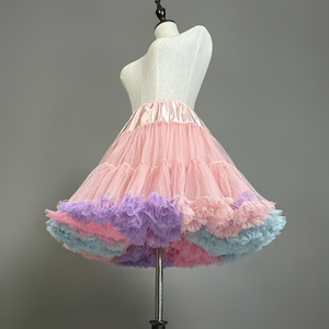 Jupe évasée <span class=keywords><strong>rose</strong></span> de luxe pour femmes robe de ballet Tutu <span class=keywords><strong>en</strong></span> <span class=keywords><strong>Tulle</strong></span> gonflé avec sous-jupe à volants adultes Tully Mini jupe <span class=keywords><strong>jupon</strong></span> - Product Image 3