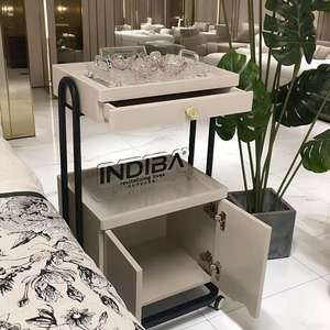 Chariot de Salon de Beauté Roulant 2025 L – Design Luxe, Chariot à Outils, Organisateur Moderne pour Manucure, Meuble de Salon sur Roues - Product Image 2