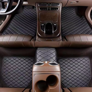 Tapis de sol de voiture universels en cuir antidérapant de luxe, imperméables, sur mesure, vente en gros, prix d'usine, pièces automobiles - Product Image 5