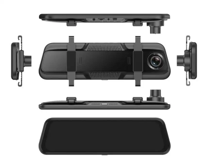 Độ Nét Cao Màn Hình Cảm Ứng Dash Máy Ảnh Cho Xe Ô Tô 1080P Ống Kính Kép Phía Trước Và Phía Sau Dash Cam Xe Video Recorder