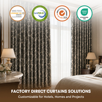 Moderne Fuyao Dong-fang Luxus-Jacquard-Fenstervorhänge Elegante Französische Retro-Ästhetik für Chefbüros und Hotelsuiten