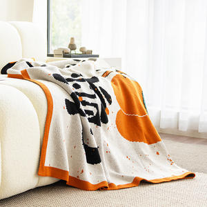 Couverture tricotée épaisse de style Ins, idéale pour la sieste au bureau, la nouvelle décoration intérieure et les déménagements - Product Image 2