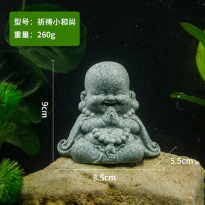 चीनी शैली के हरे बलुआ पत्थर 3 डी फैशनेबल लघु बलुआ लाँनी टिकाऊ डेस्कटॉप मछली टैंक परिदृश्य सजावट बैग - Product Image 4