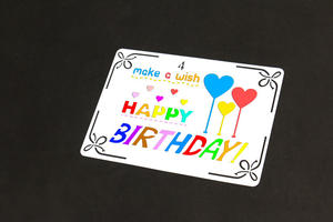 12.5*18cm <span class=keywords><strong>joyeux</strong></span> <span class=keywords><strong>anniversaire</strong></span> dessin pochoirs dessin modèle règle pour cartes-cadeaux enfants - Product Image 6