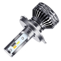 R9 Tricolore Voiture Led Lumière csp puce 6000k 4300k 3000k H4 H1 H3 H8 H11 h7 12000lm Led Phares Ampoules véhicule accessoires