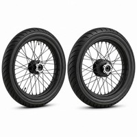 Kit de mise à niveau haute performance Sur-Ron Light Bee X Supermoto avec roues de 17 pouces et pneus de route 70/90-17 90/80-17 en aluminium CNC argenté