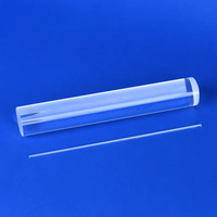 Quartz Galaxy, dioxyde de silicium de haute pureté 99,99 %, tiges de quartz transparentes/mates, transmission 99 %, application semi-conductrice