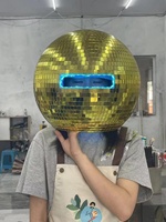 Lumières DJ Offre Spéciale personnaliser la taille Disco boule de miroir dorée pour boîte de nuit LED prix des lumières de scène