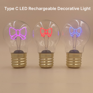 หลอดไฟ <span class=keywords><strong>LED</strong></span> รูปตัวอักษรแบบชาร์จไฟได้ รุ่น FLINT A70 ตัวหลอดทำจากแก้ว ตกแต่งเทศกาลคริสต์มาส ขั้ว E40 ใช้ไฟ DC รูปหน้ายิ้ม รูปหัวใจ ได้รับมาตรฐาน CE - Product Image 1