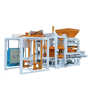 Máquina automática de pavimentación de ladrillos de cemento, precio en QT4-18 nigeriano, maquinaria de bloques de hormigón