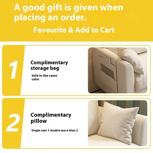 Ghế <span class=keywords><strong>sofa</strong></span> nhỏ 2 chỗ ngồi phong cách Bắc Âu hiện đại, chất liệu vải mềm mại, có chân gỗ, thích hợp cho phòng khách, phòng ngủ, căn hộ, nhà cho thuê - Product Image 2