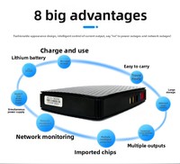 Maison Mini routeur DC UPS Power Bank monophasé 1800Wh batterie au lithium routeur WiFi Logo personnalisé