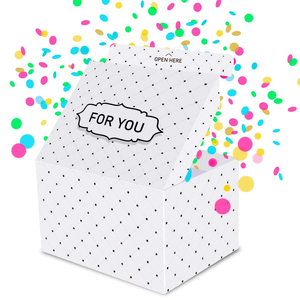 <span class=keywords><strong>Caja</strong></span> <span class=keywords><strong>de</strong></span> Regalo Sorpresa con Confeti Explosivo, Kit <span class=keywords><strong>de</strong></span> Explosión Sorpresa, Broma Explosiva para Cumpleaños, Cualquier Ocasión, <span class=keywords><strong>Caja</strong></span> <span class=keywords><strong>de</strong></span> Regalo con Confeti Explosivo - Product Image 3