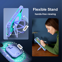 Housse de tablette robuste pliable avec support et sangle d'épaule en silicone pour Xiaomi Redmi Pad SE 8,7 pouces 2024 Project