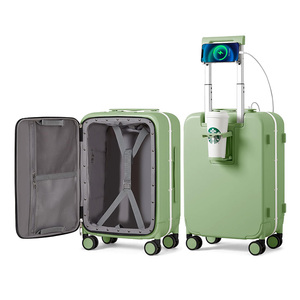 Fabricant de bagages chinois, bagages élégants, <span class=keywords><strong>valise</strong></span> rigide en <span class=keywords><strong>polycarbonate</strong></span> avec cadre en <span class=keywords><strong>aluminium</strong></span> et port de charge - Product Image 4