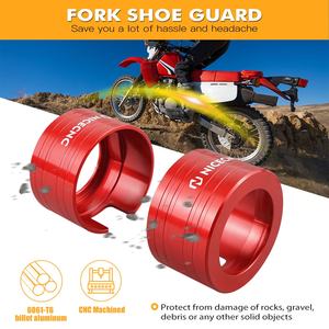 NICECNC para <span class=keywords><strong>Honda</strong></span> XR 650L <span class=keywords><strong>650</strong></span> L XR650L 1993-2024 2023 2022 <span class=keywords><strong>2021</strong></span> XR600R XR 600 <span class=keywords><strong>R</strong></span> 1993-2000 Horquilla delantera Horquilla Protector de pierna inferior - Product Image 3