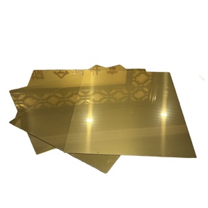Bright Finish Drillable Bright <b>Brass</b> Plate Mirror Polished H65 H62 H63 <b>Brass</b> <b>Sheet</b> - Product Image 1