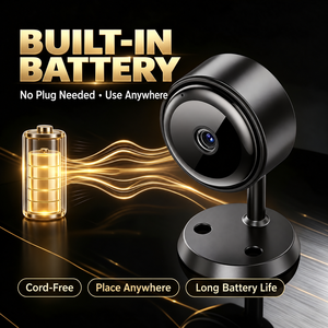 กล้องวงจรปิดไร้สาย A14 Mini WiFi ความละเอียด 1MP รูปทรงปุ่ม รองรับ Dual Band 5G เสาอากาศเสริม ให้การเชื่อมต่อที่เสถียร - Product Image 5