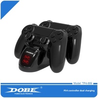 DOBE Support de chargeur double pour manette PS4 Support de station de charge sans fil pour Dual Shock 4 Controle Base pour manette de jeu PS4