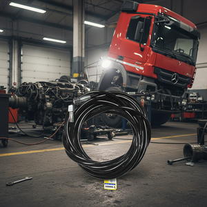 Tuyau de levage de cabine neuf pour camion Mercedes Axor 1840, modèle QSP A9405532782, en acier, 445 cm, pièce moteur - Product Image 3