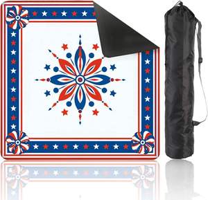 Tapis de Mahjong de Noël Casse-Noisette avec règles de Charleston imprimées, antidérapant, insonorisant, pour les fêtes d'hiver - Product Image 5