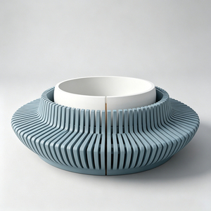 Muebles Modulares para Exteriores, Bancas de Fibra de Vidrio Personalizadas para Spa, Centro de Bienestar y Patio - Product Image 4
