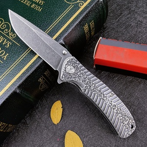 Cuchillo plegable EDC de rescate para exteriores Ker Shaw Starter 1301, hoja de acero inoxidable con punta caída, cuchillo de bolsillo para camping, OEM DIY - Product Image 2