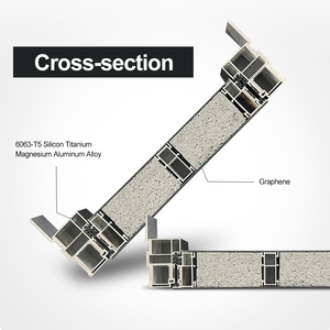 ZEKIN Manufacturer Modern Front Entry Metal Doors Exterior Entry Door Burglary Resistant Commercial Entry Security Doors - Product Image 3