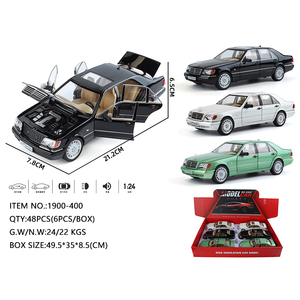 Auto Sportiva Modificata Tiger Head 1:24, 6 Porte, Giocattolo in Metallo Pressofuso con Suoni e Luci, Supercar a Retrocarica - Product Image 4