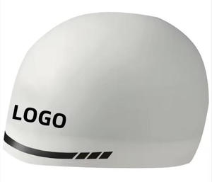 Bonnet <span class=keywords><strong>de</strong></span> bain en silicone pour hommes et femmes 2025, entraînement et compétition, design <span class=keywords><strong>de</strong></span> <span class=keywords><strong>casque</strong></span> 3D souple pour faible résistance, bonnet <span class=keywords><strong>de</strong></span> bain personnalisé - Product Image 2