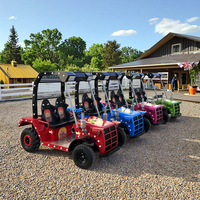 Voitures tamponneuses d'équipement de parc d'attractions commerciales pour le tour léger frais carré de tracteur de simulation d'enfants sur la voiture