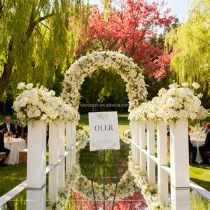 Dày đám cưới lối đi trong nhà/ngoài trời phản chiếu tầng con lăn Thảm thanh lịch gương thảm cho Đảng trang trí - Product Image 1