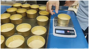 เครื่องบรรจุเค้กคัสตาร์ดอัตโนมัติ เครื่องบรรจุแป้งพัฟ เครื่องบรรจุแยมสำหรับร้านเบเกอรี่ - Product Image 3