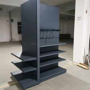 Étagère de présentation double face en acier laminé à froid modulaire OEM pour supermarché et épicerie - Product Image 2