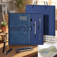 Set de Regalo de Cuaderno con Grabado, Bolígrafo y USB, Personalizable con Logotipo, Venta al Por Mayor, Artículos de Oficina Corporativos Personalizados