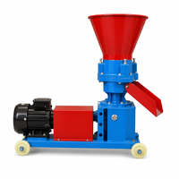 Nouvelle machine à granulés à matrice plate en acier inoxydable série 9KLP pour l'alimentation des animaux (maïs, soja, paille) 300 kg/h